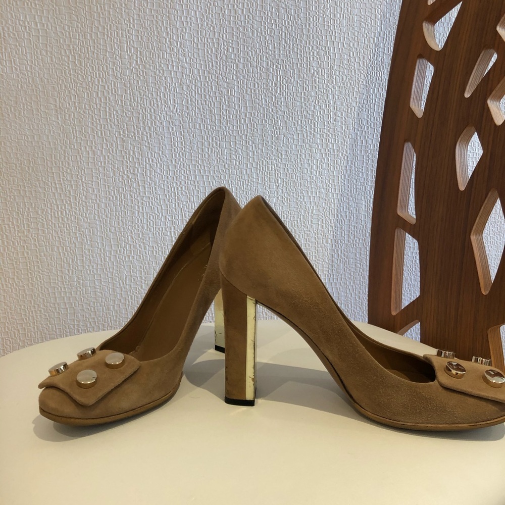 Gucci Suede High Heel Pump